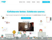 Tablet Screenshot of cageapp.com